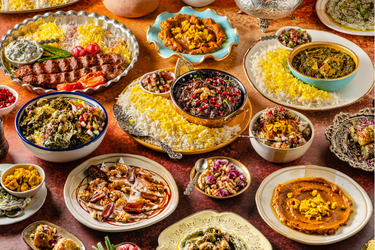 غذا برای مهمانی شام رسمی